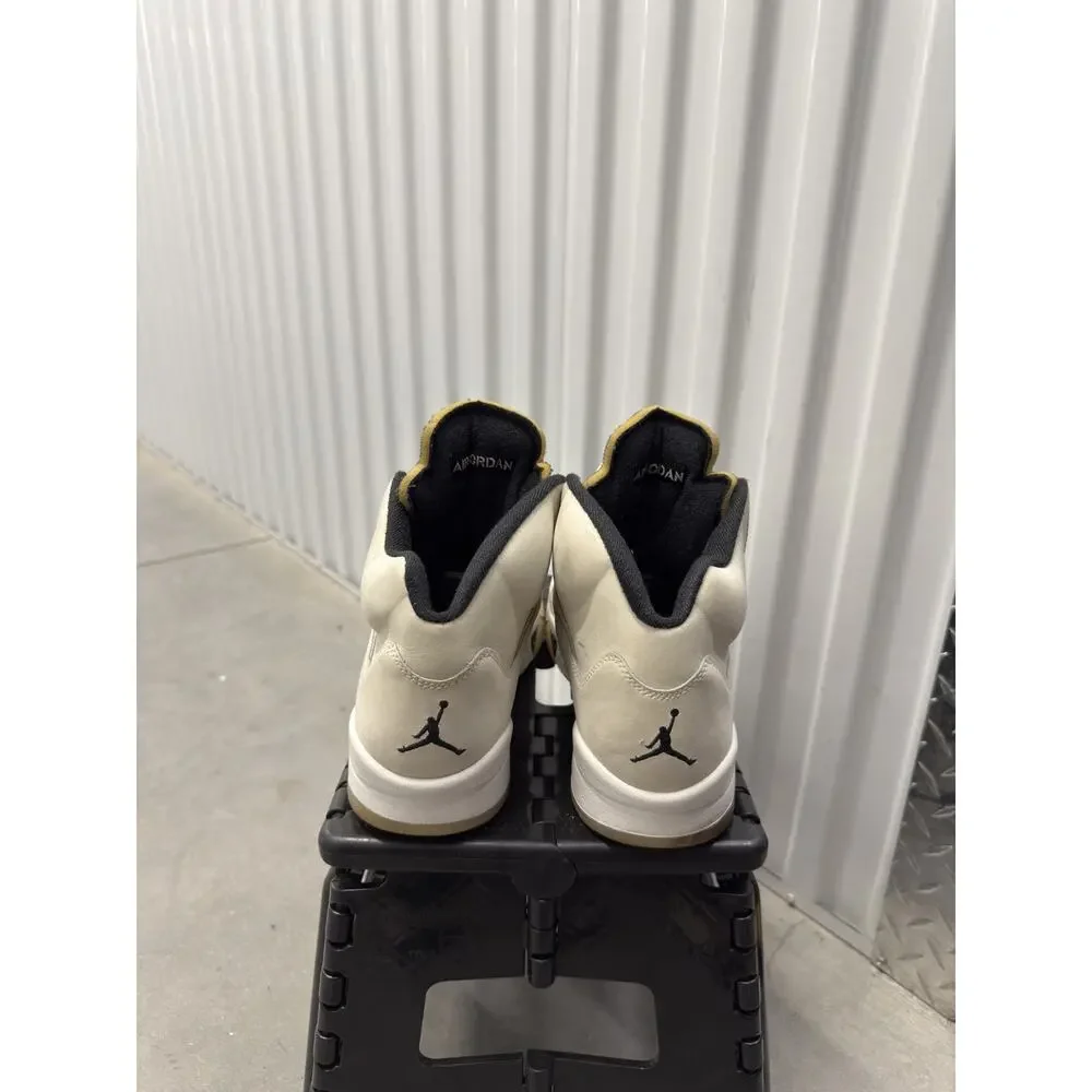 Nike Air Jordan 5 Sail Black 2024 Size 10.5 Men's - FN7405-100